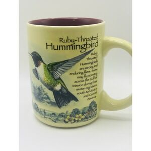 Ruby-Throated Hummingbird Mug Authentic Gift and Decor of Americas Wildlife